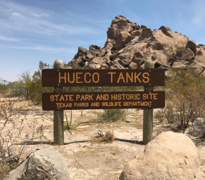 Campingplatz Hueco Sandbox-national Park-outdoor Tub-desert-climbing El Paso
